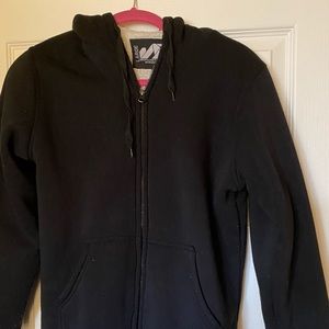 Black flannel jacket